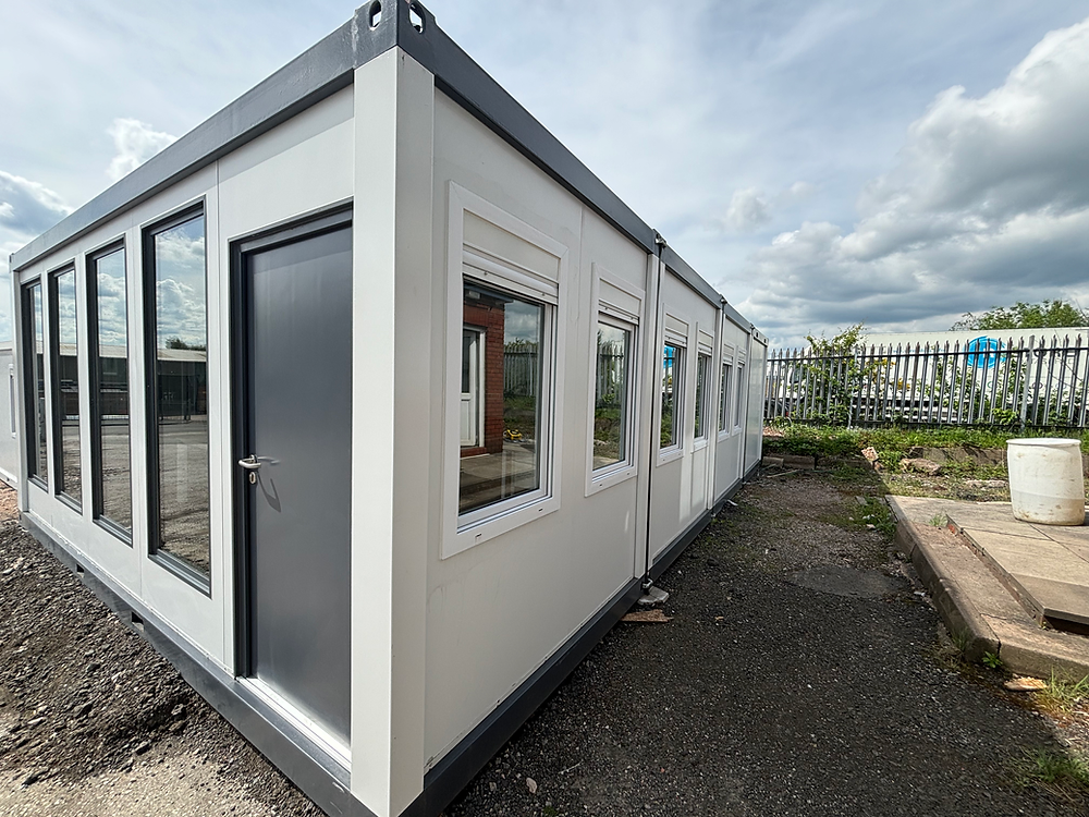 Ufficio modulare portatile – 4 moduli, 6 × 9,72 m - immagine 2