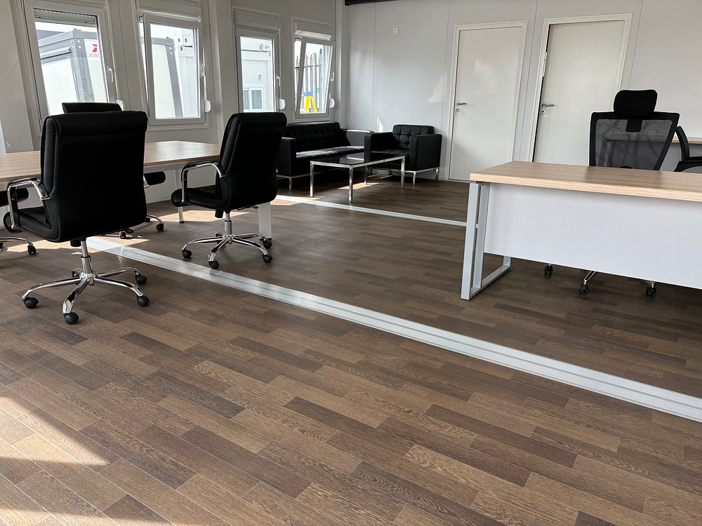 Ufficio modulare portatile – 4 moduli, 6 × 9,72 m - immagine 4