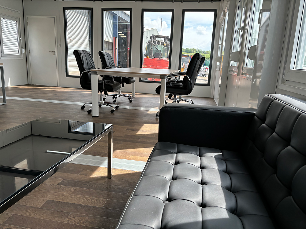 Ufficio modulare portatile – 4 moduli, 6 × 9,72 m - immagine 6