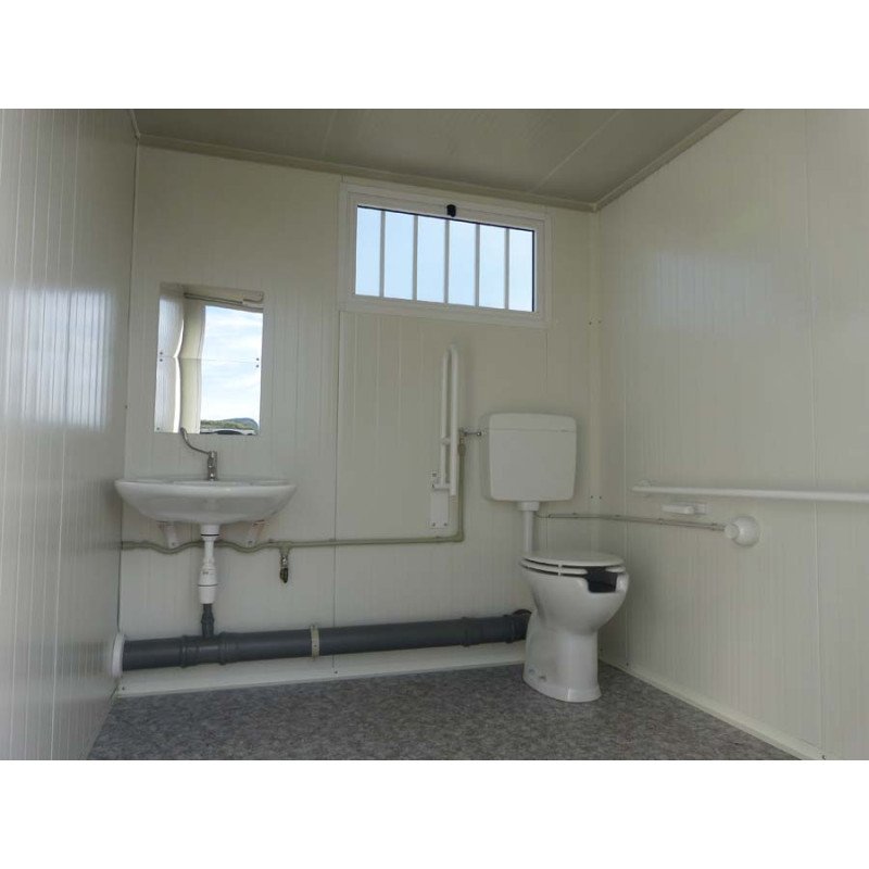 Modulo sanitario PMR con WC e doccia - immagine 7