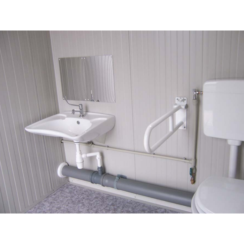 Modulo sanitario PMR con WC e doccia - immagine 8