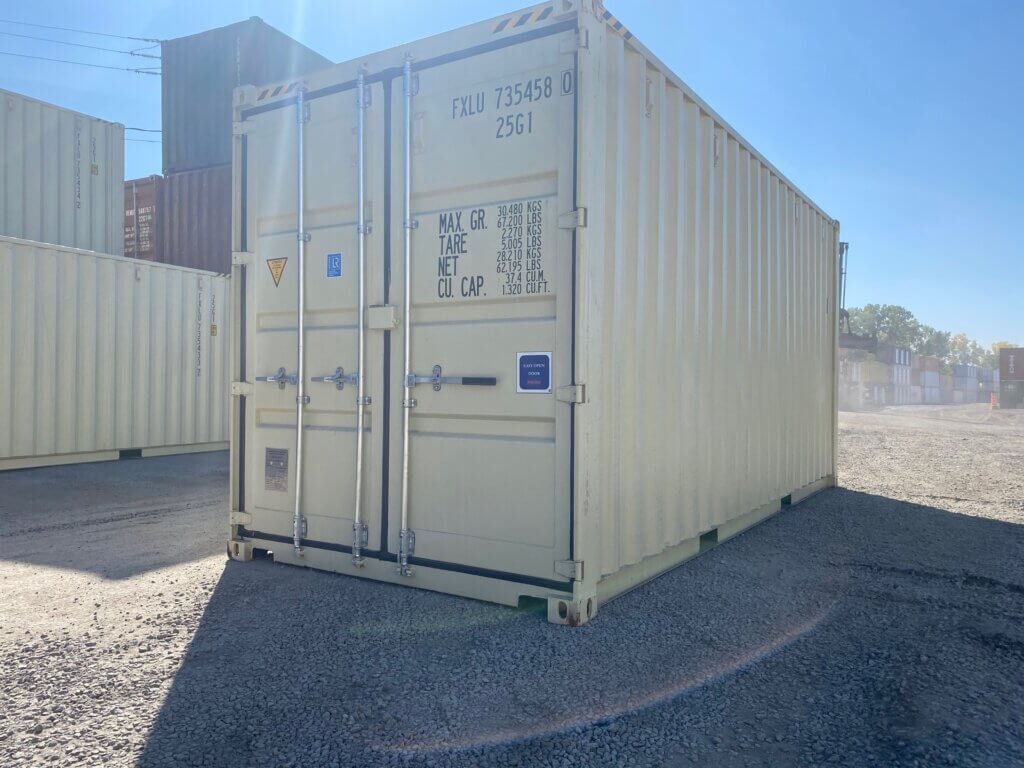 Contenitore marittimo 20 piedi HC – Spazio extra e resistenza