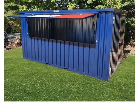 Contenitore Bar Démontable XL 4 x 2 m – Soluzione Modulare per Eventi - immagine 2