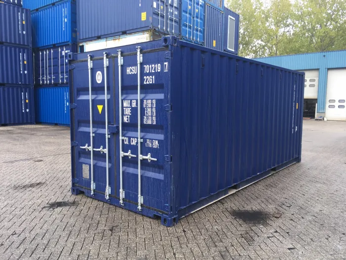 Container standard da 20 piedi con pavimento in acciaio